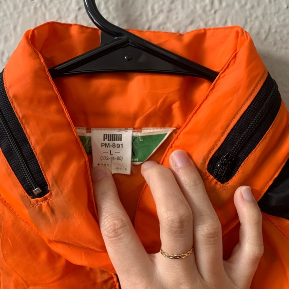 Orange Puma Windbreaker - Picture 2 of 4